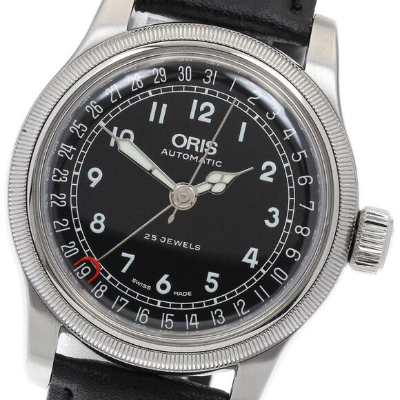 ORIS Pointer date 7551 black Dial Automatic Men's Watch_891341 - Picture 1 of 5